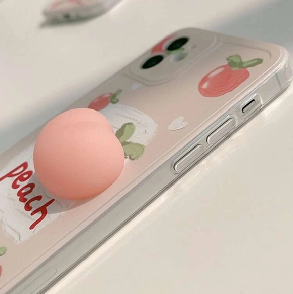 Peach IPhone 12 Pro Cover - Picture 2 of 3